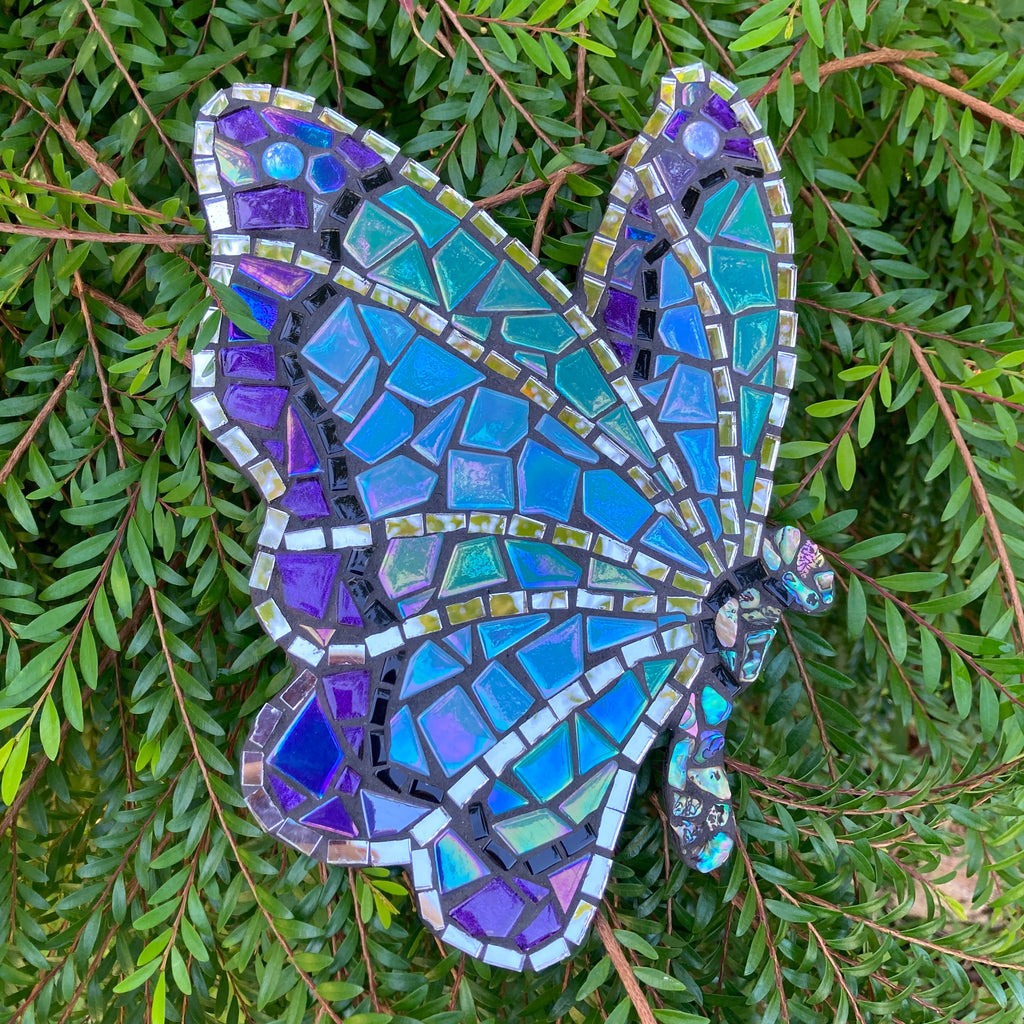 Belle the Butterfly Mosaic with Paua Shell