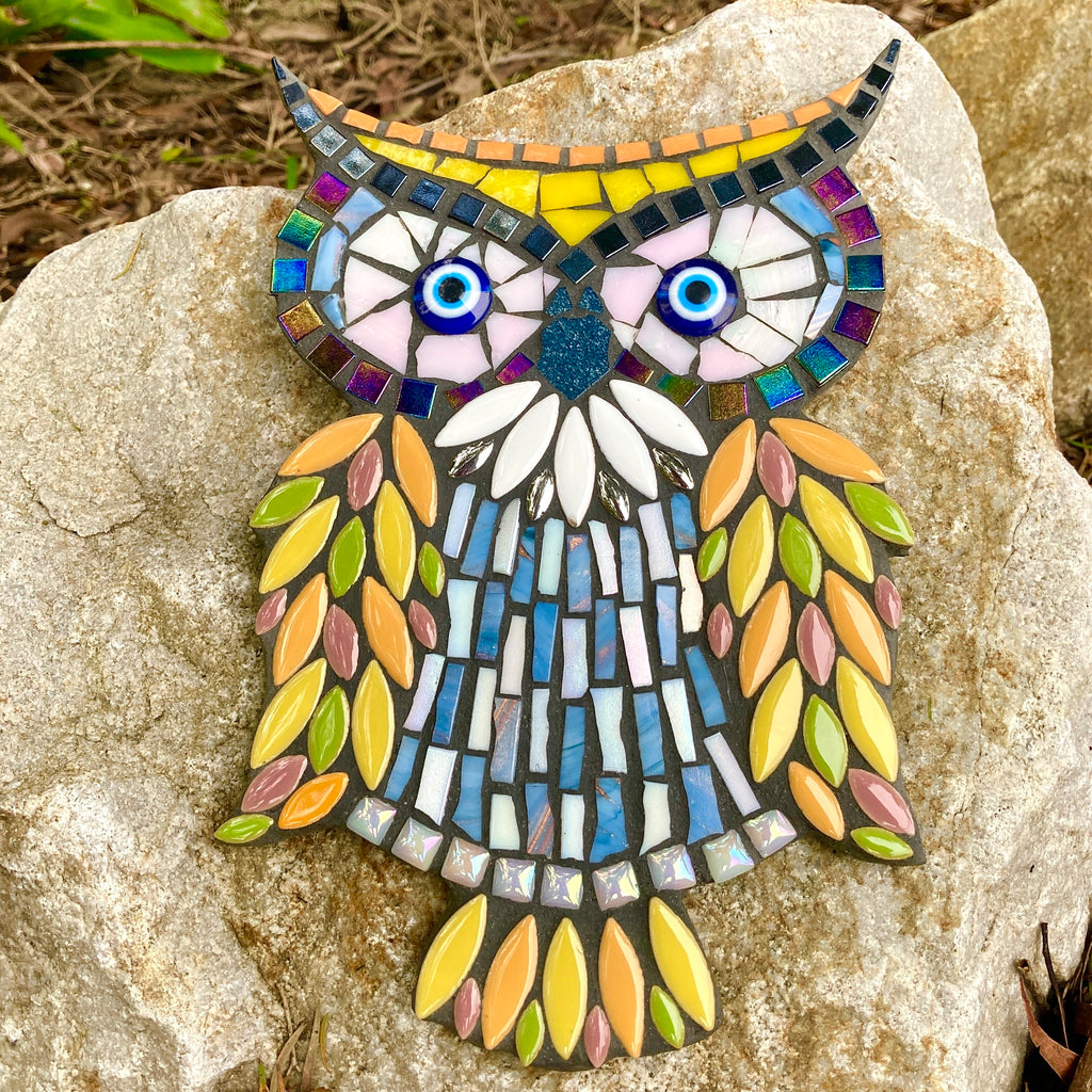 Ollie the Owl Mosaic - Indoor or Outdoor Display