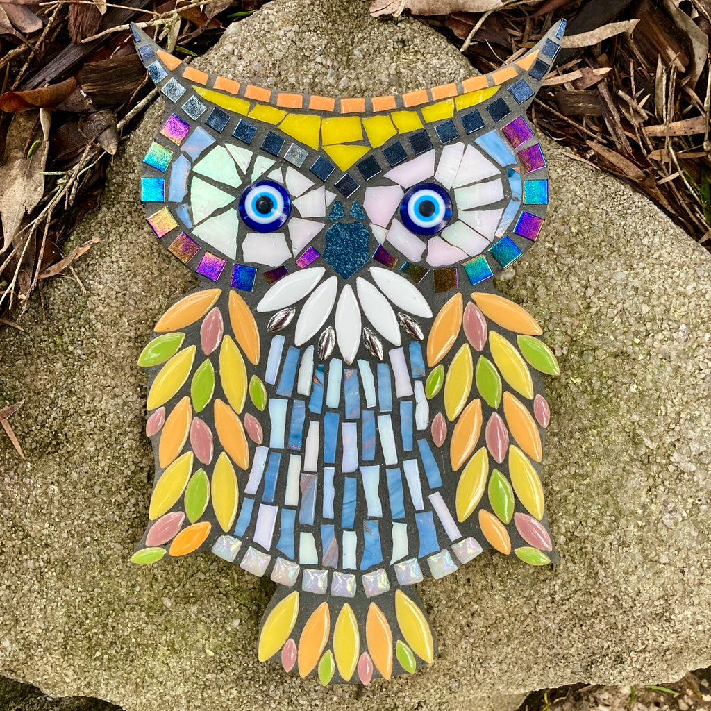 Ollie the Owl Mosaic - Indoor or Outdoor Display