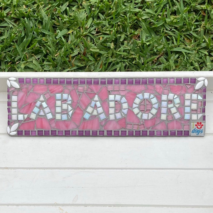 Lab Adore Mosaic Art Plaque - LARGE - Choice of colours