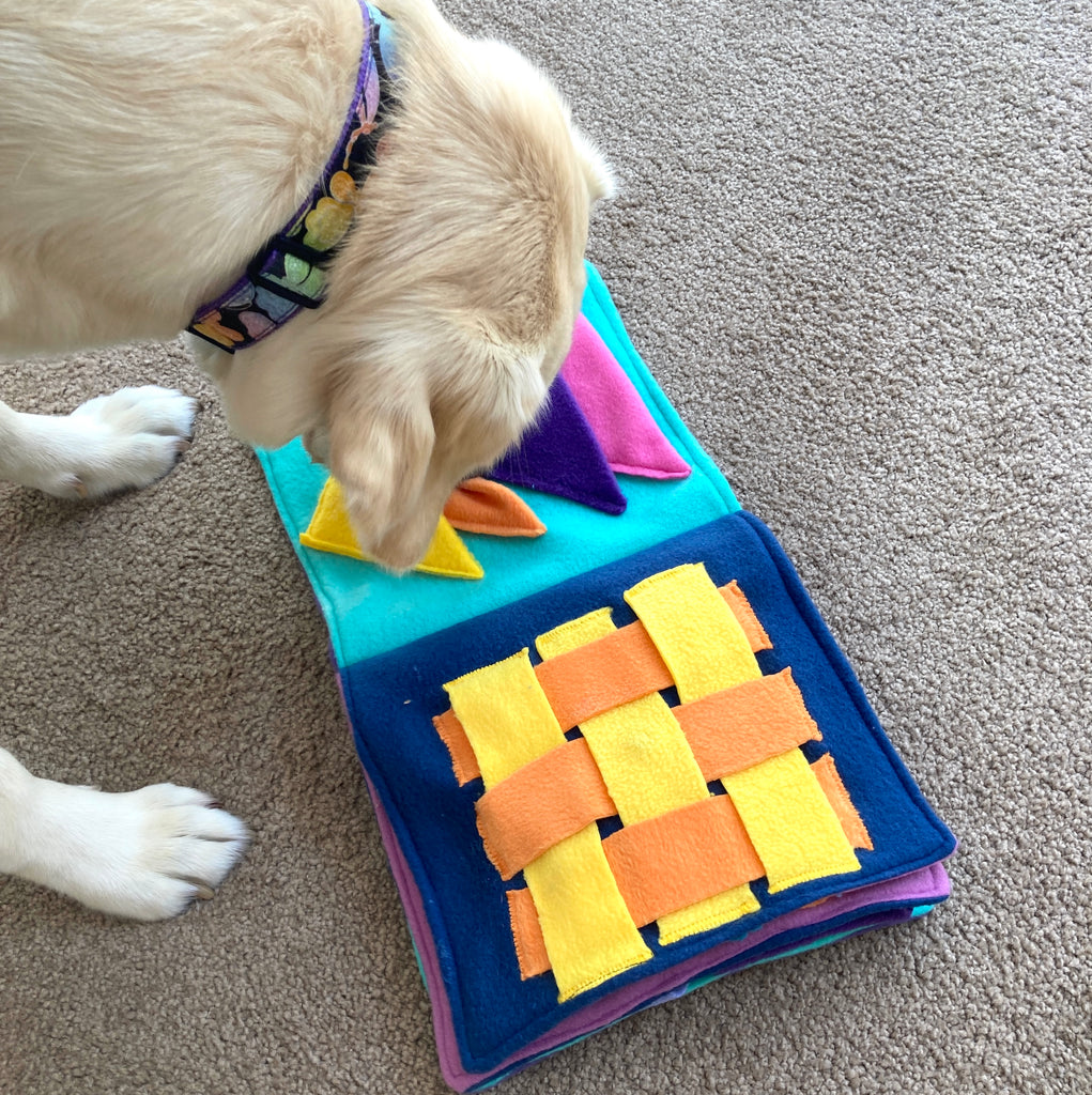 Snuffle Puzzle Book - Choice of colours, Canine Enrichment Activity