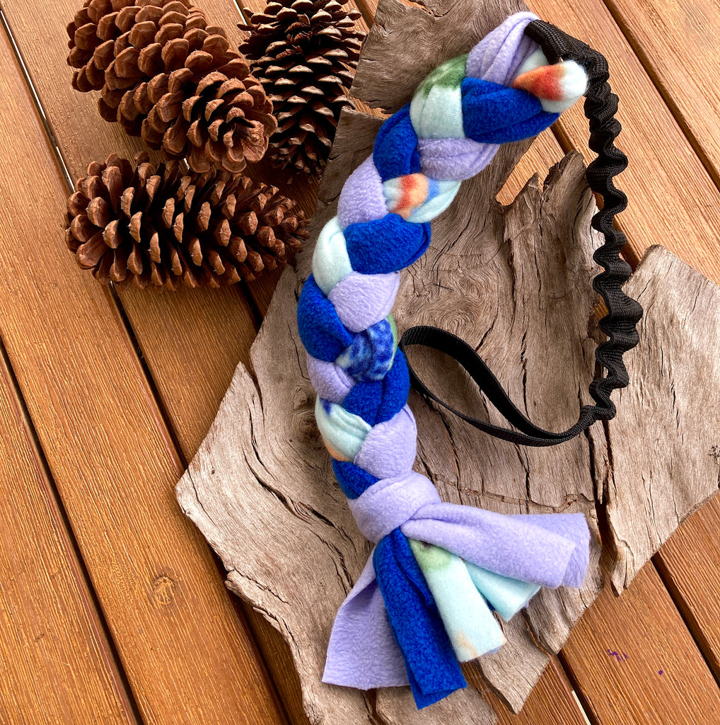 Plaited Bungee Fleece Tug Toy, Puppy Enrichment Game