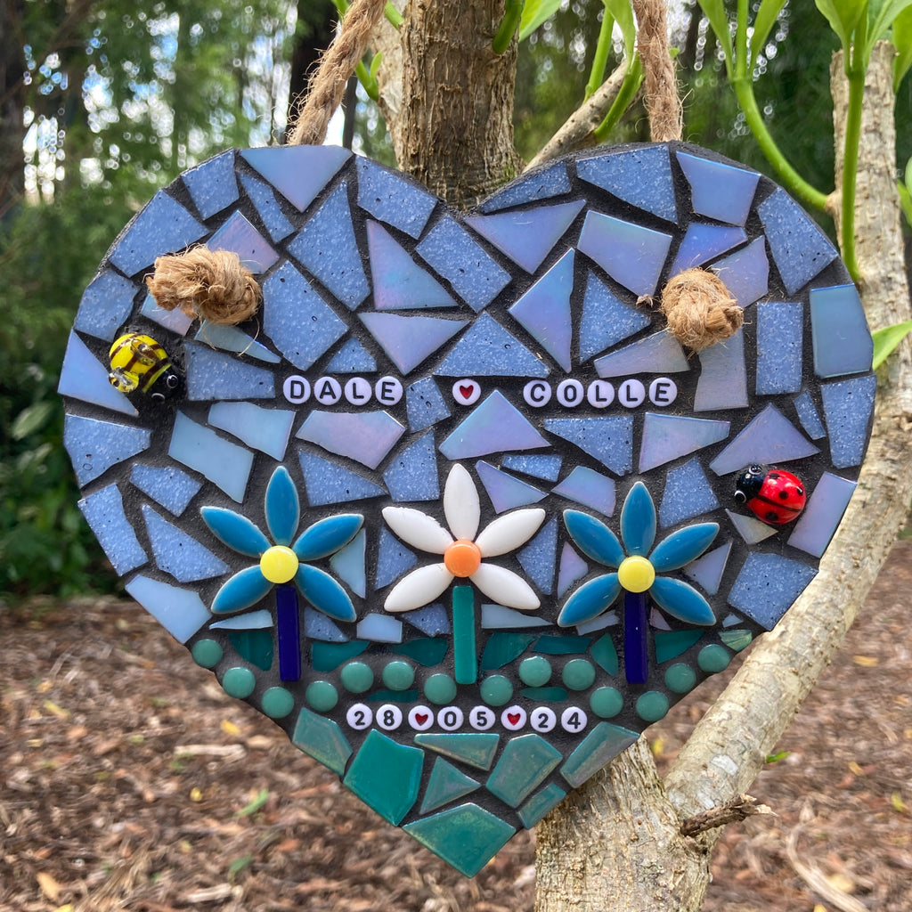 Personalised Wedding/Anniversary Mosaic Heart