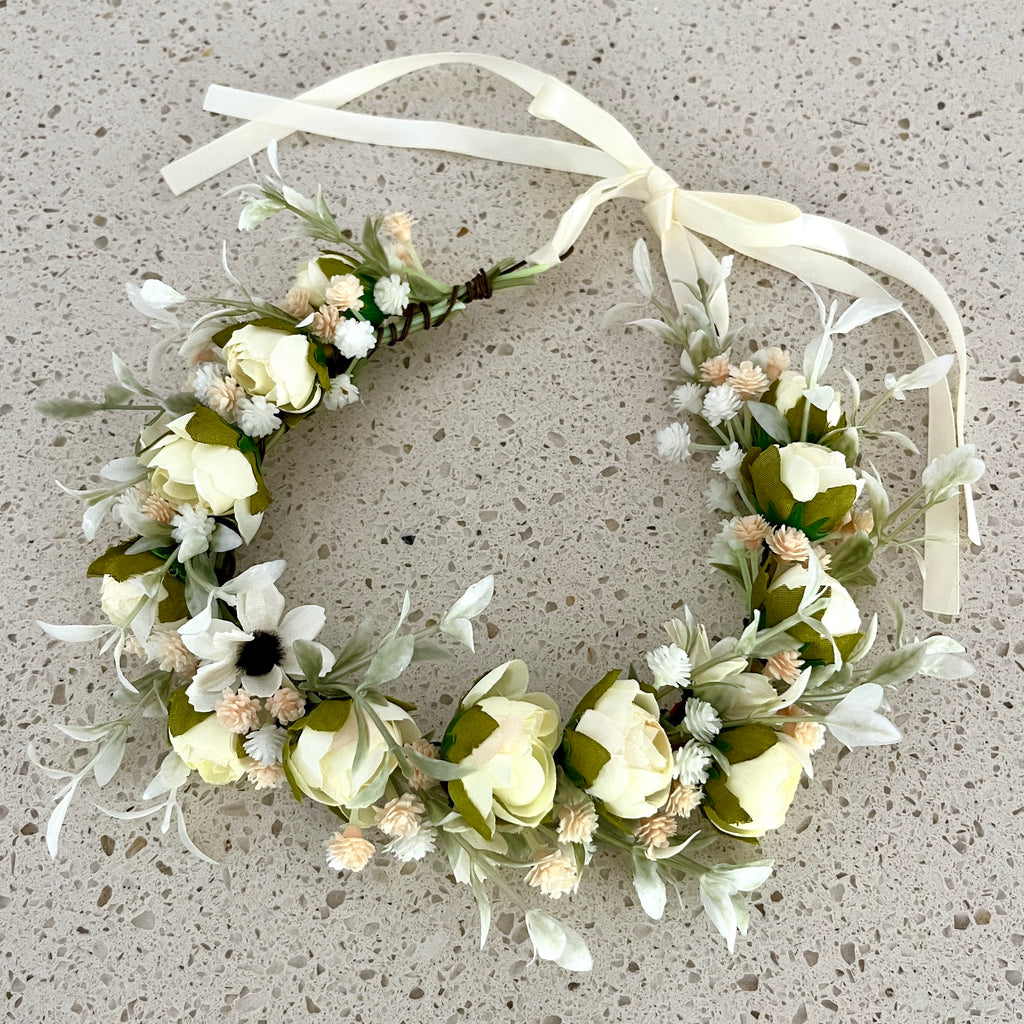 Wedding Dog Flower Crown / Collar - 2 colour choices