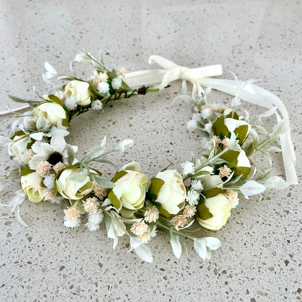 Wedding Dog Flower Crown / Collar - 2 colour choices