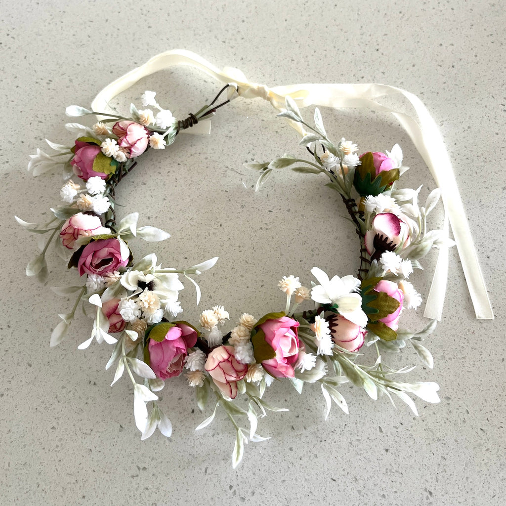 Wedding Dog Flower Crown / Collar - 2 colour choices