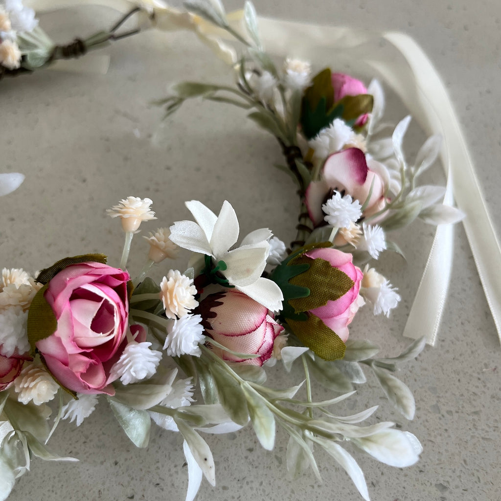 Wedding Dog Flower Crown / Collar - 2 colour choices