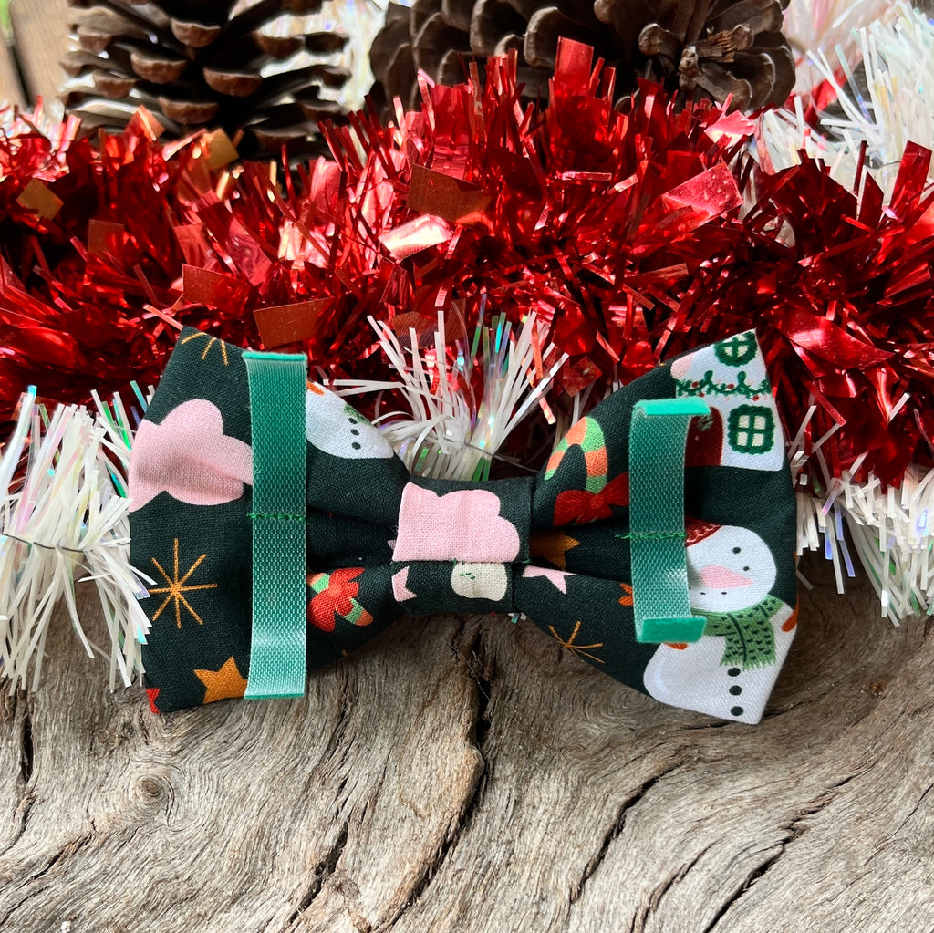 Xmas Bow Tie, SNOWMEN & GINGERBREAD HOUSES