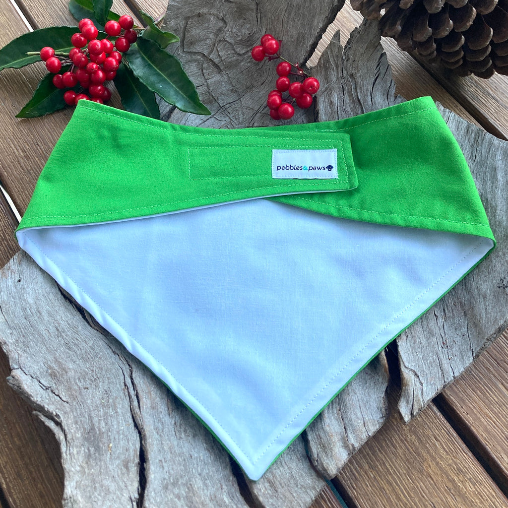 HERE COMES SANTA PAWS! - Printed Xmas Dog Bandana