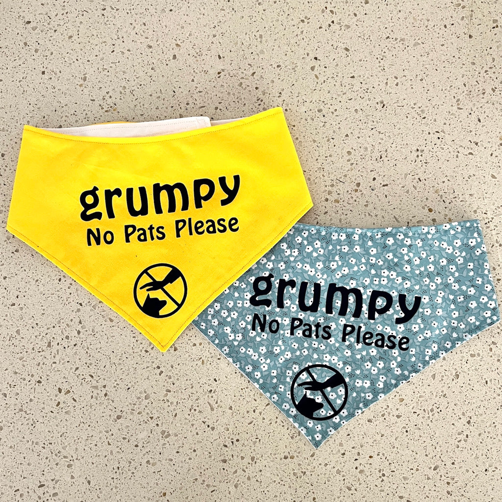Custom Made Vinyl Transfer Print Dog Bandana - Your Design & Fabric Choice