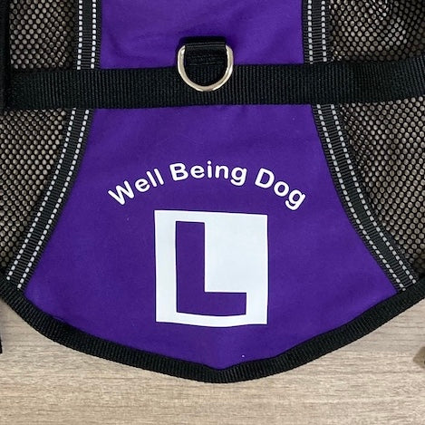 Custom Made One Colour Back/Side Print Add on for Dog Training Vest / Coat Order