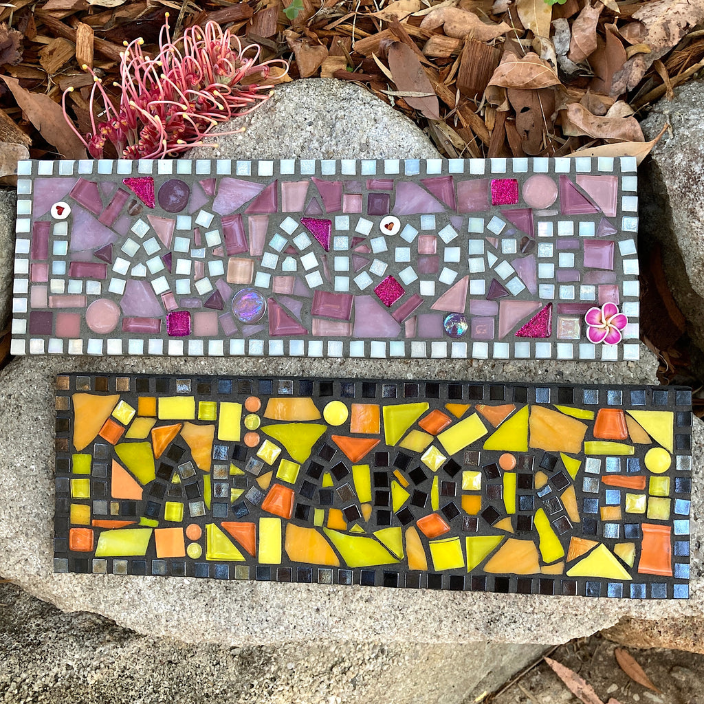 Lab Adore Mosaic Art Plaque - MEDIUM - Choice of colours