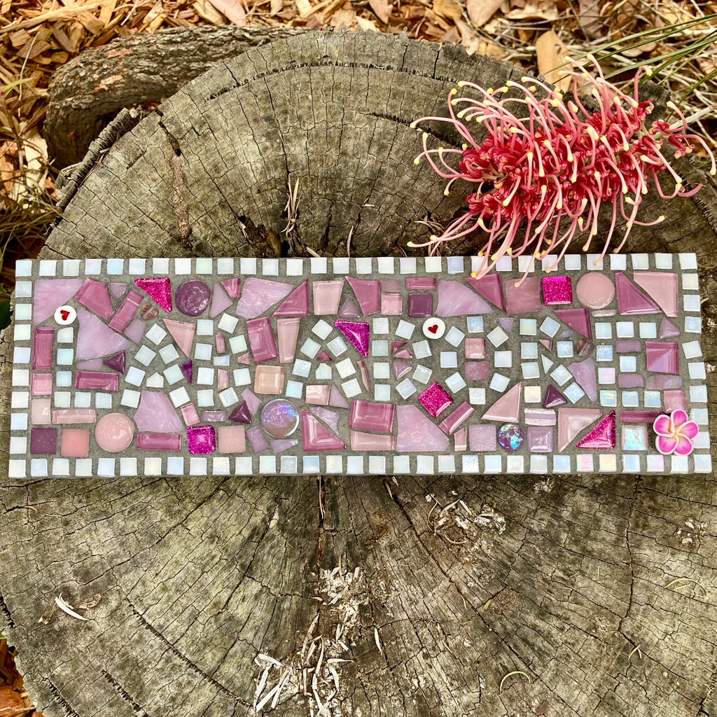 Lab Adore Mosaic Art Plaque - MEDIUM - Choice of colours