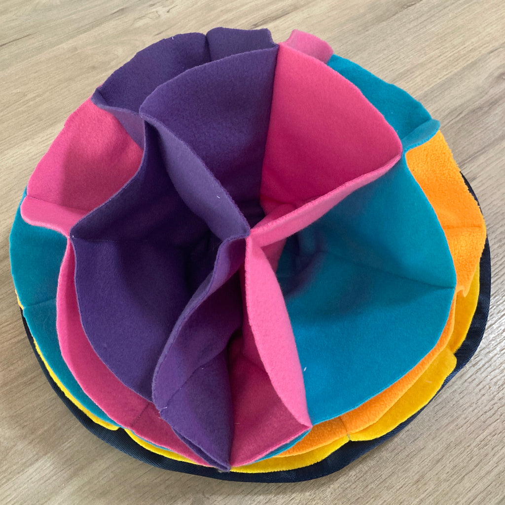 Fleece Snuffle Lotus - Dog Enrichment Puzzle, 2 sizes