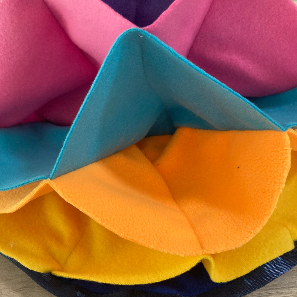 Fleece Snuffle Lotus - Dog Enrichment Puzzle, 2 sizes