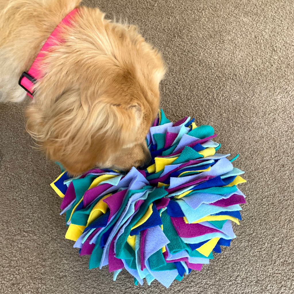 Fleece Snuffle Donut - Dog Enrichment Puzzle