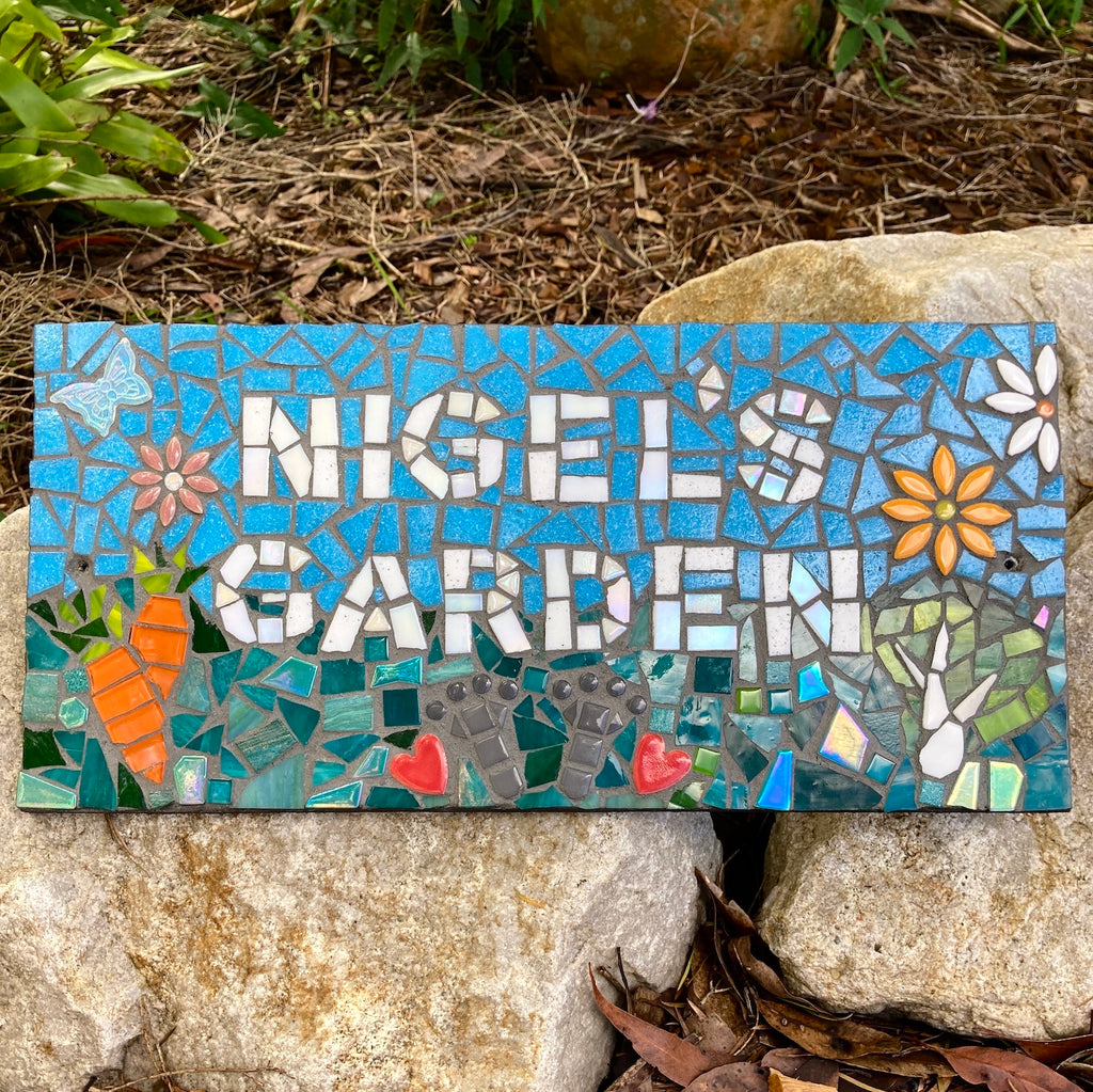 Custom Design Landscape Mosaic - Nigel's Garden