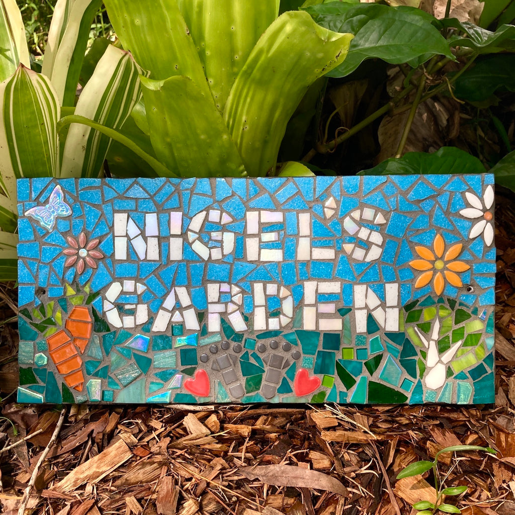 Custom Design Landscape Mosaic - Nigel's Garden