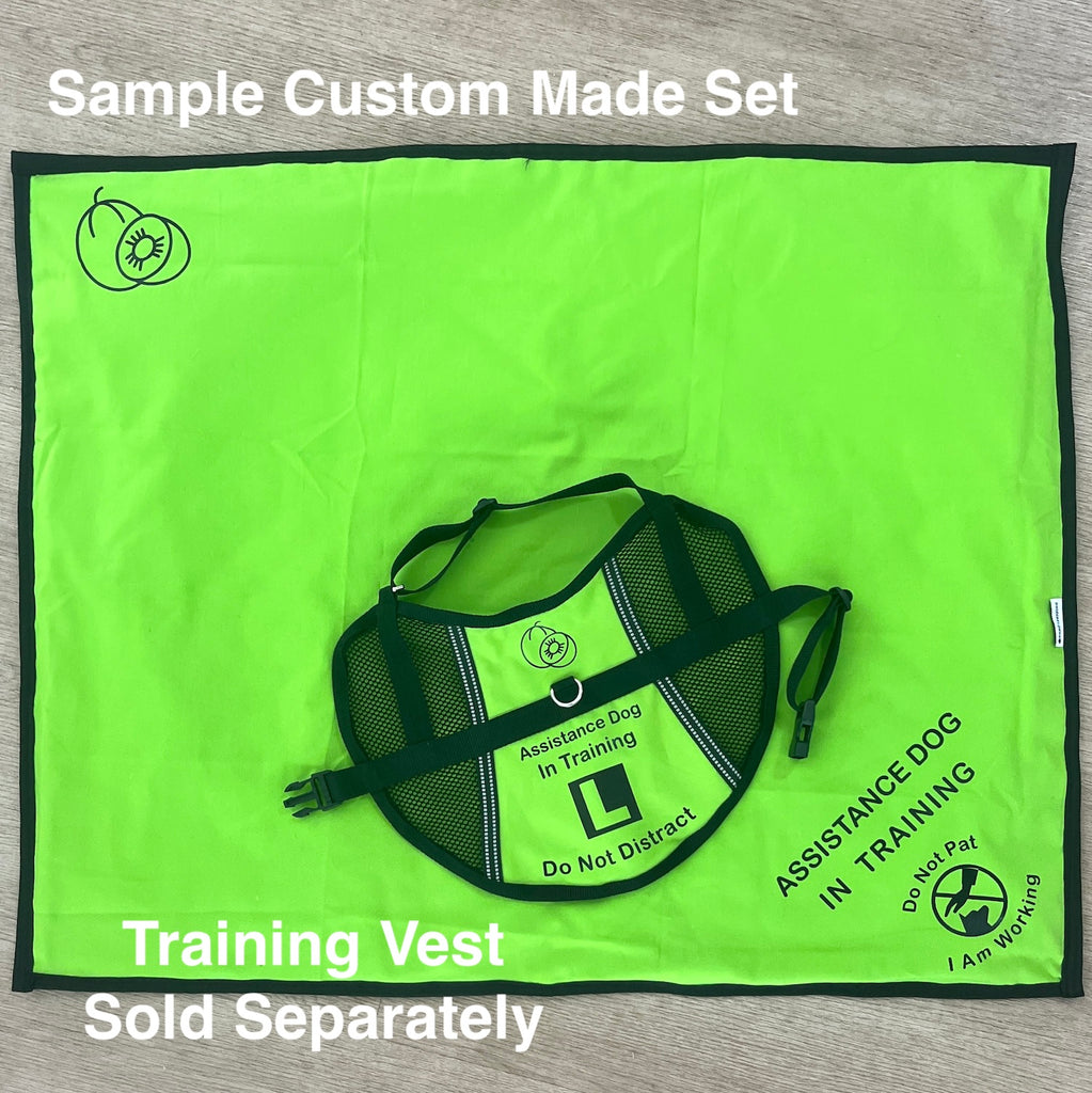 Custom Made Place Training Mat with Print