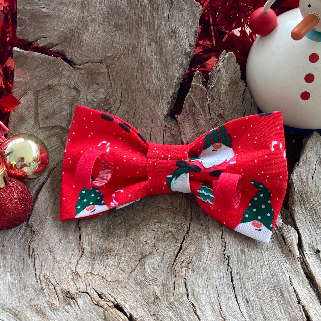Xmas Dog Bandana, RED GNOMES