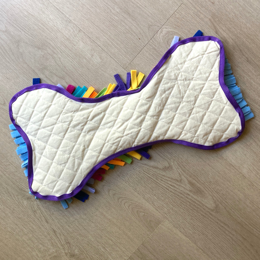 Fleece Snuffle Bone - Dog Enrichment Puzzle