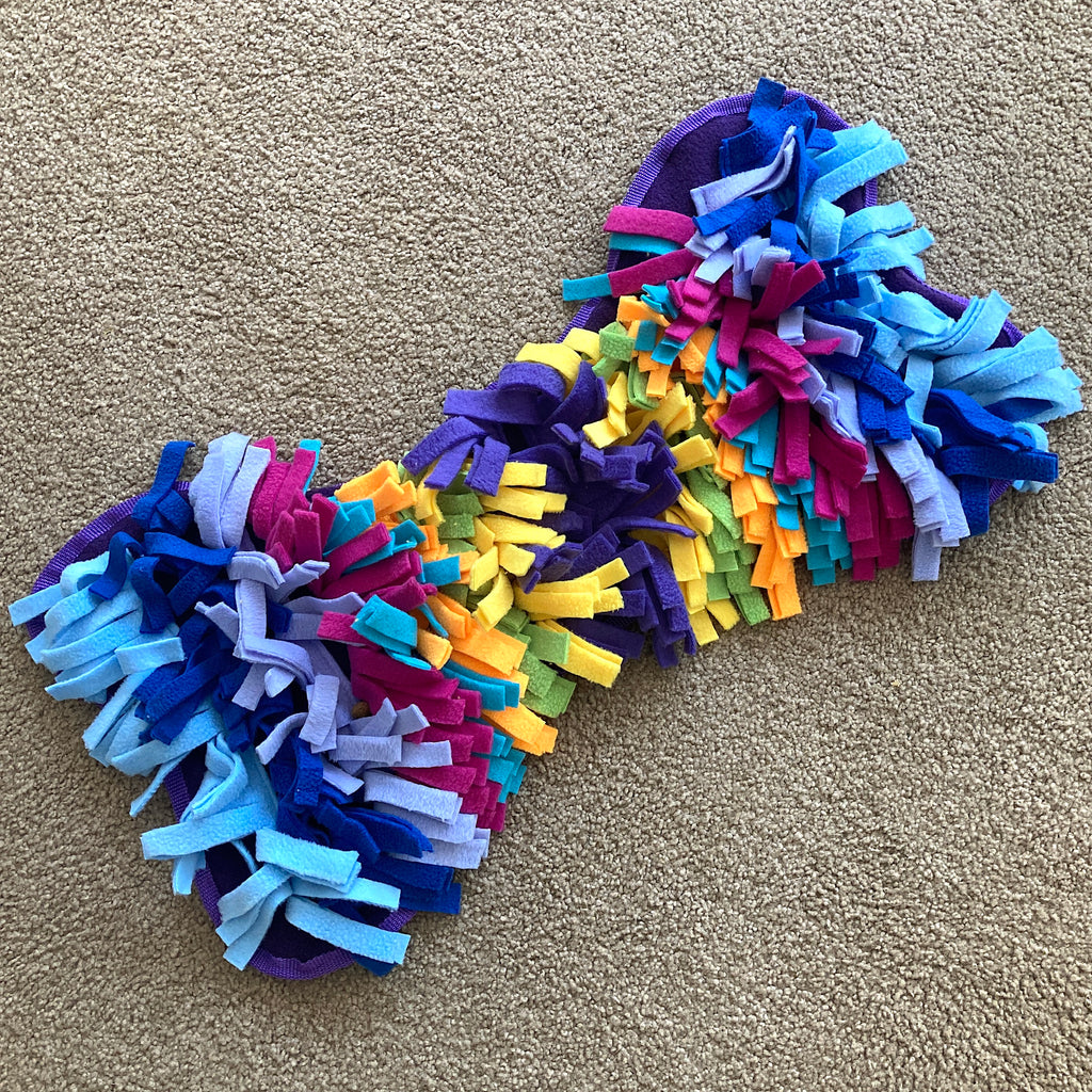 Fleece Snuffle Bone - Dog Enrichment Puzzle