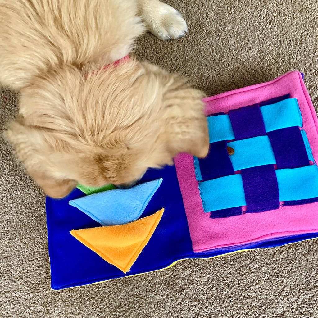 Snuffle Puzzle Book - Choice of colours, Canine Enrichment Activity