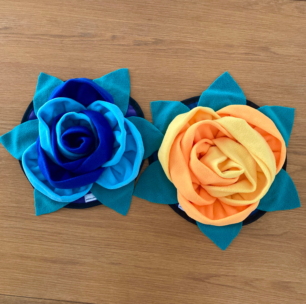 Fleece Snuffle Rose - Dog Enrichment Puzzle