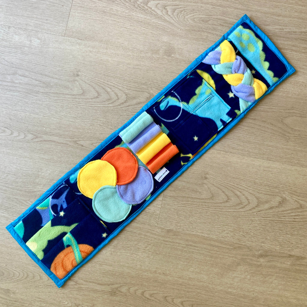 Travel Snuffle Puzzle Roll - Dog Enrichment Activity, choice of 3 designs