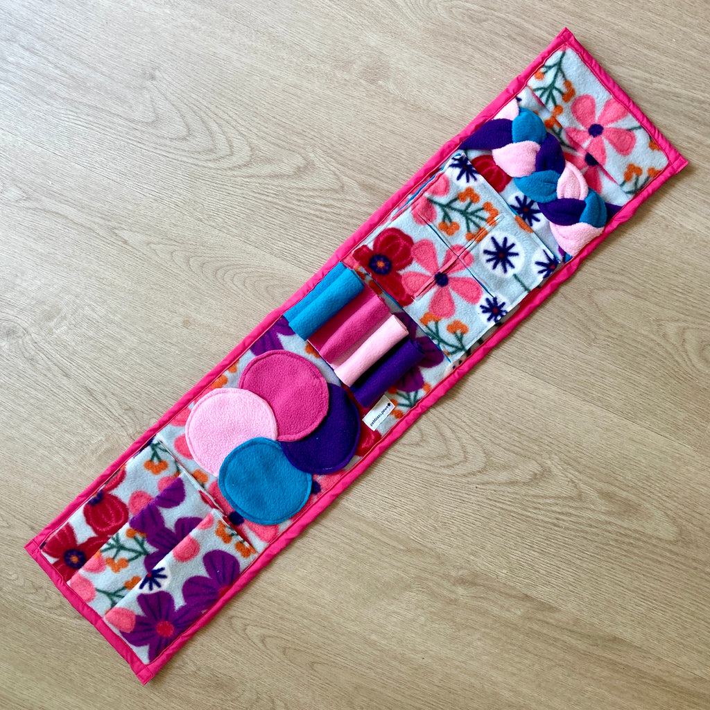 Travel Snuffle Puzzle Roll - Dog Enrichment Activity, choice of 3 designs