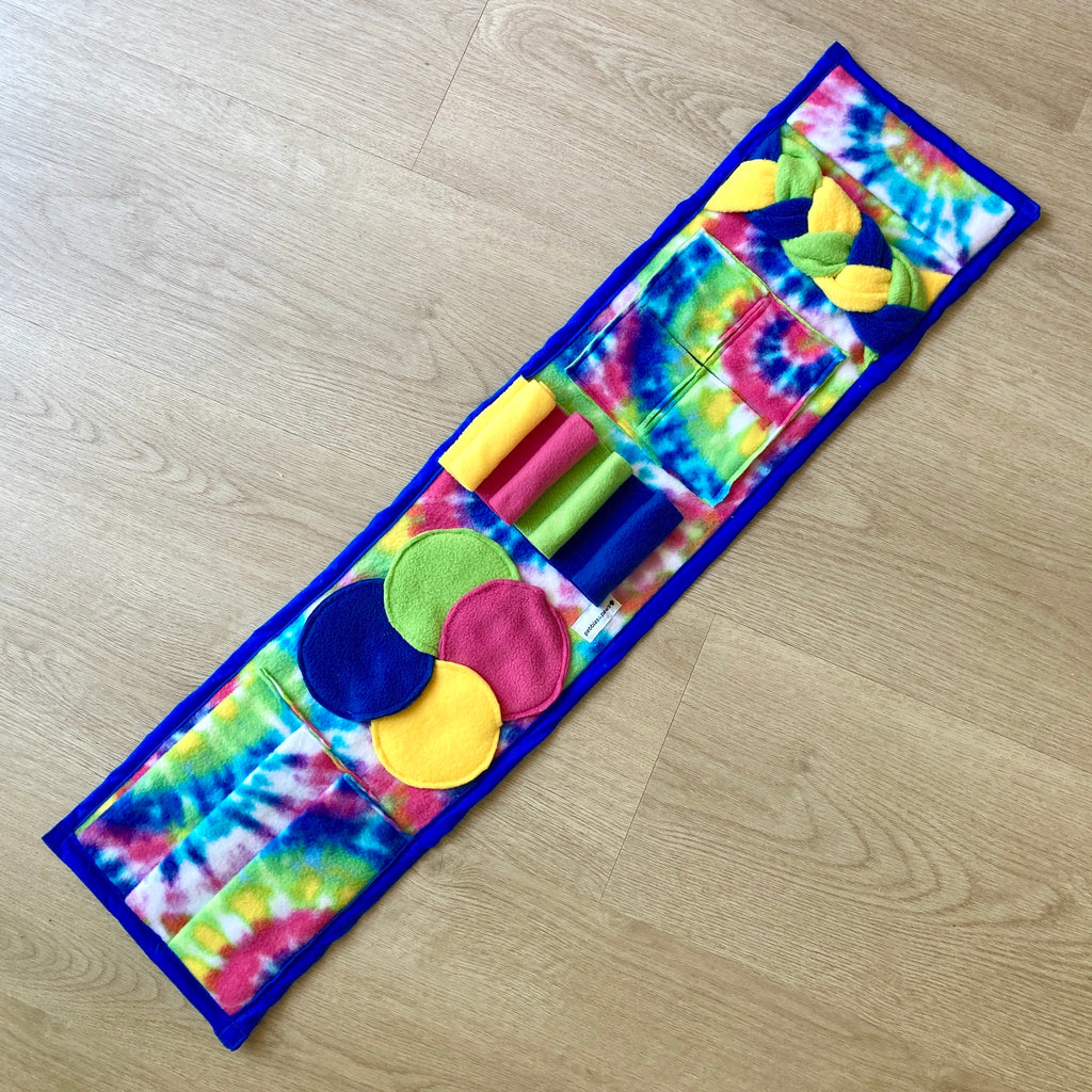 Travel Snuffle Puzzle Roll - Dog Enrichment Activity, choice of 3 designs