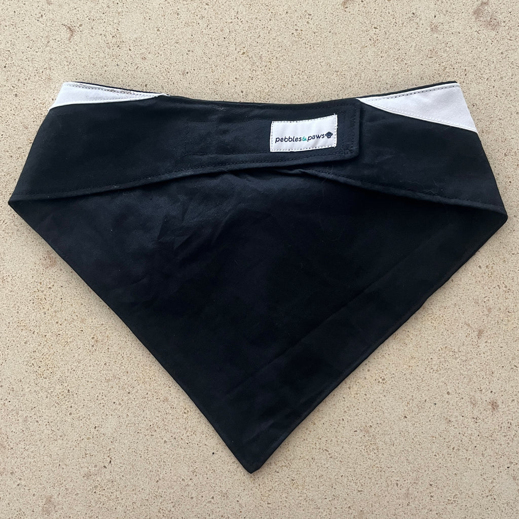 Tuxedo Dog Bandana - Black