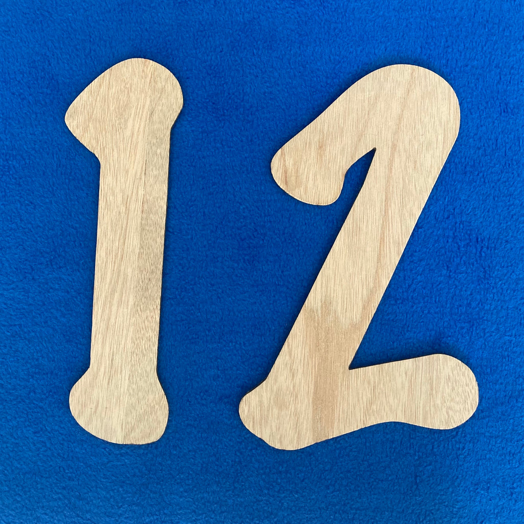 Custom Made Large Individual Cut Out Mosaic House Number(s)