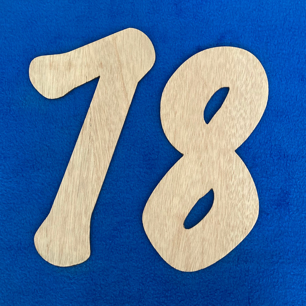 Custom Made Large Individual Cut Out Mosaic House Number(s)