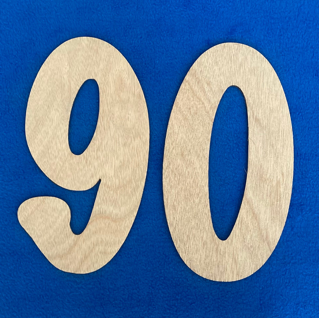 Custom Made Large Individual Cut Out Mosaic House Number(s)