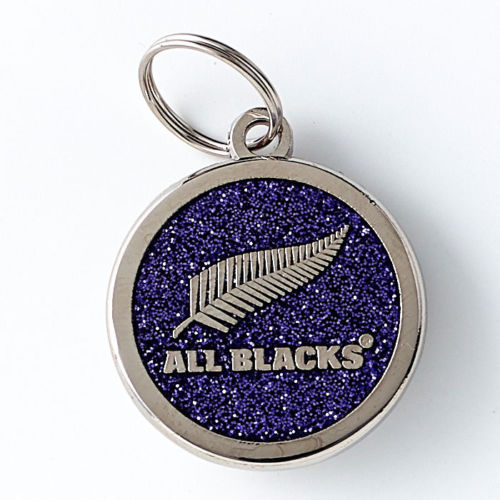 NZRU All Blacks Engraveable Dog / Pet Tag Disc