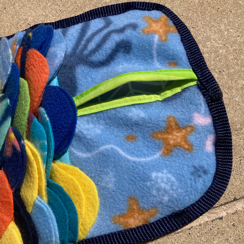 Fleece Snuffle Fish - Dog Enrichment Puzzle