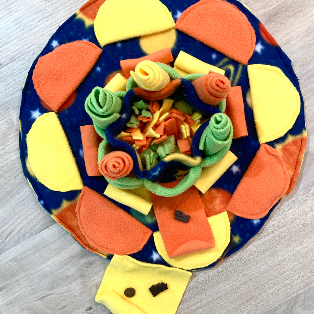 Fleece Snuffle Cake - Dog Enrichment Puzzle