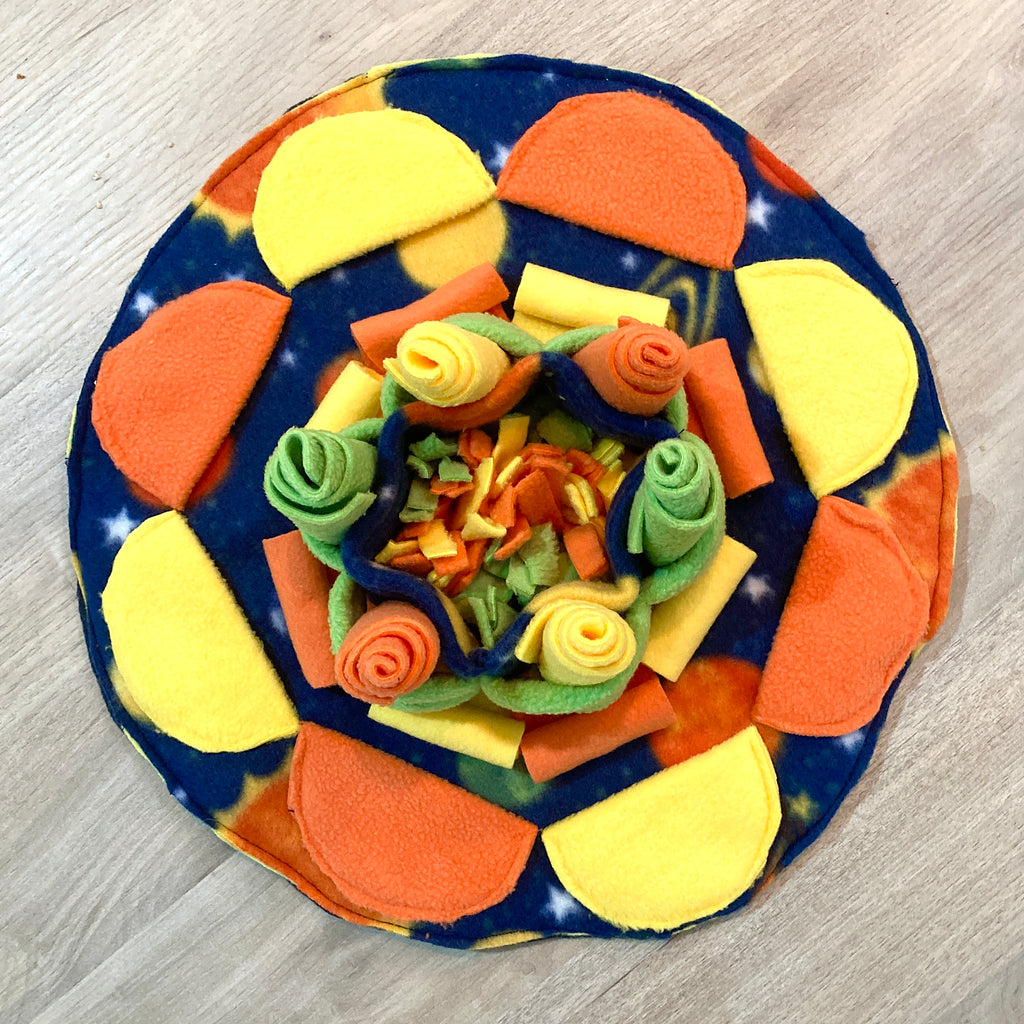 Fleece Snuffle Cake - Dog Enrichment Puzzle