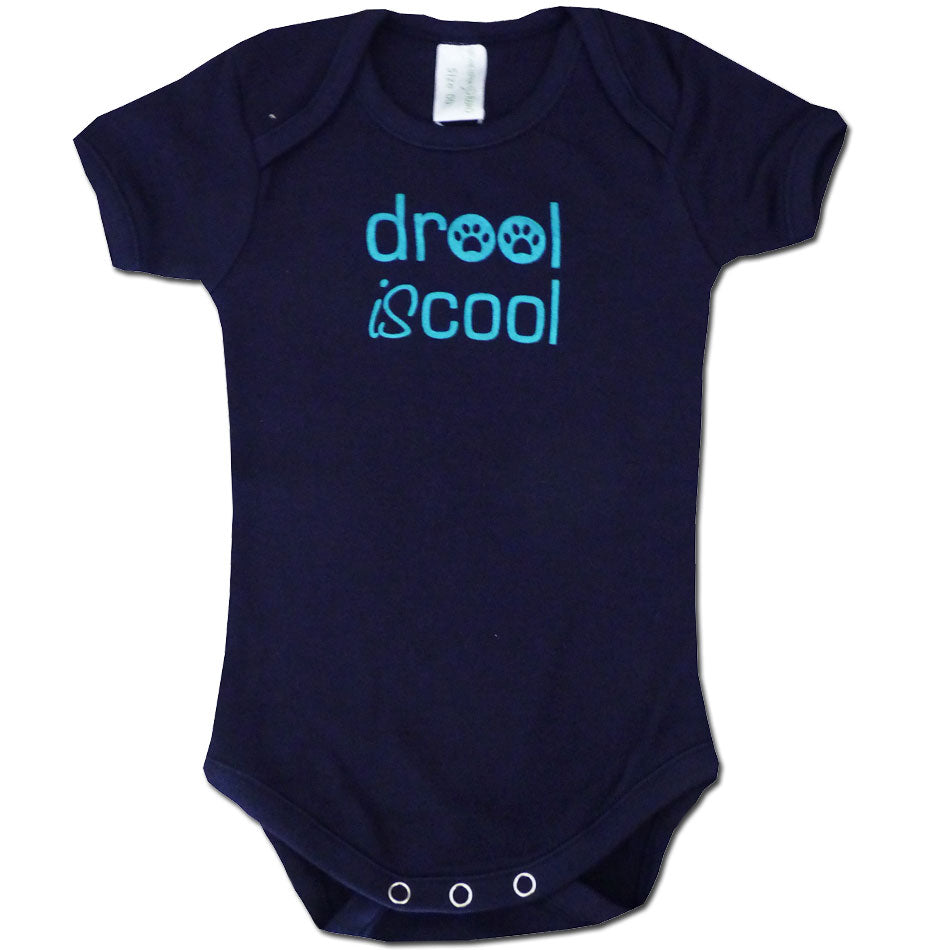Drool IS Cool Organic Cotton Baby Romper / Bodysuit