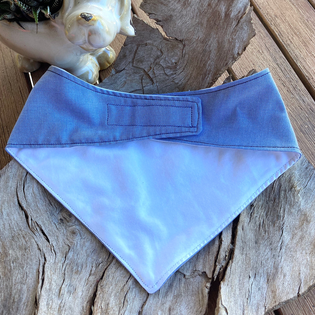 "NERVOUS DOG Please Give Me Space" - Chambray Denim