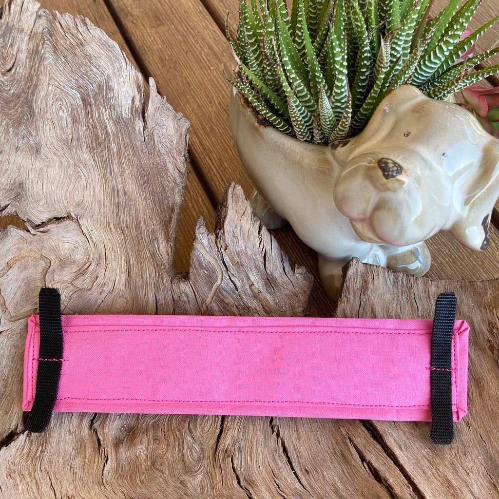"IN TRAINING" Lead/Collar Strap - Bright Pink
