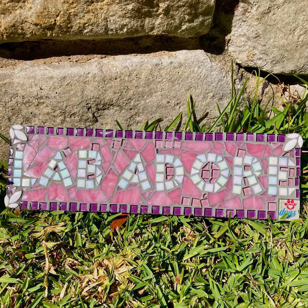 Lab Adore Mosaic Art Plaque - LARGE - Choice of colours
