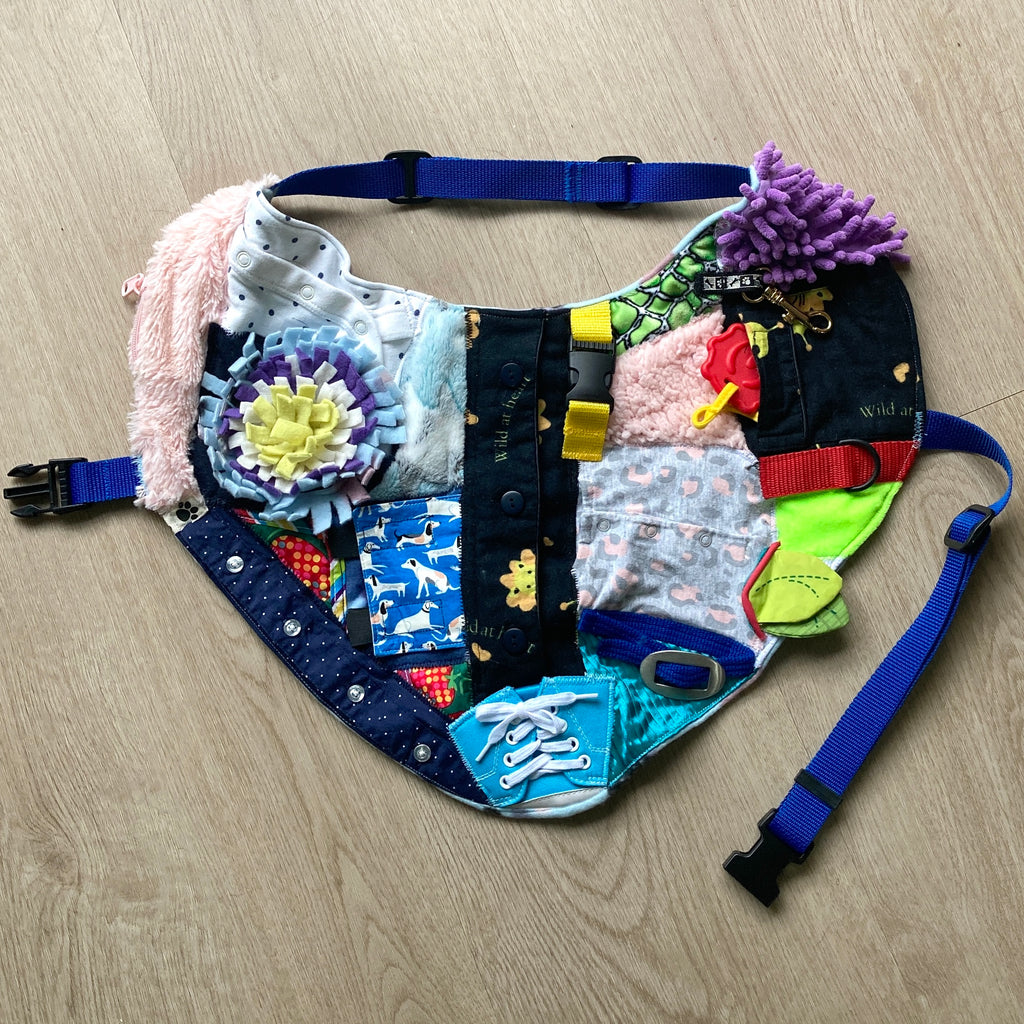 Custom Made Fine Motor Skills / Sensory Therapy Dog Coat