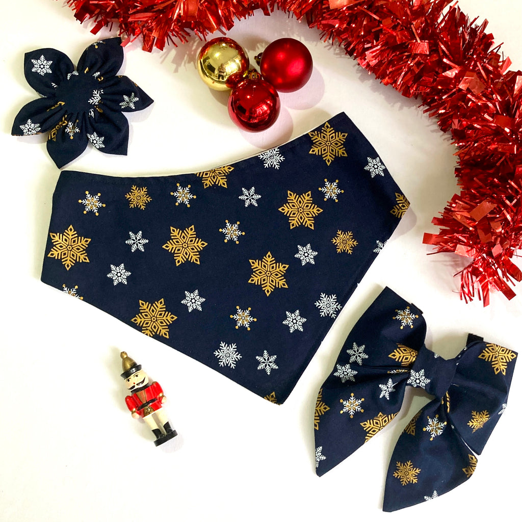 Christmas Collection - NAVY SNOWFLAKE