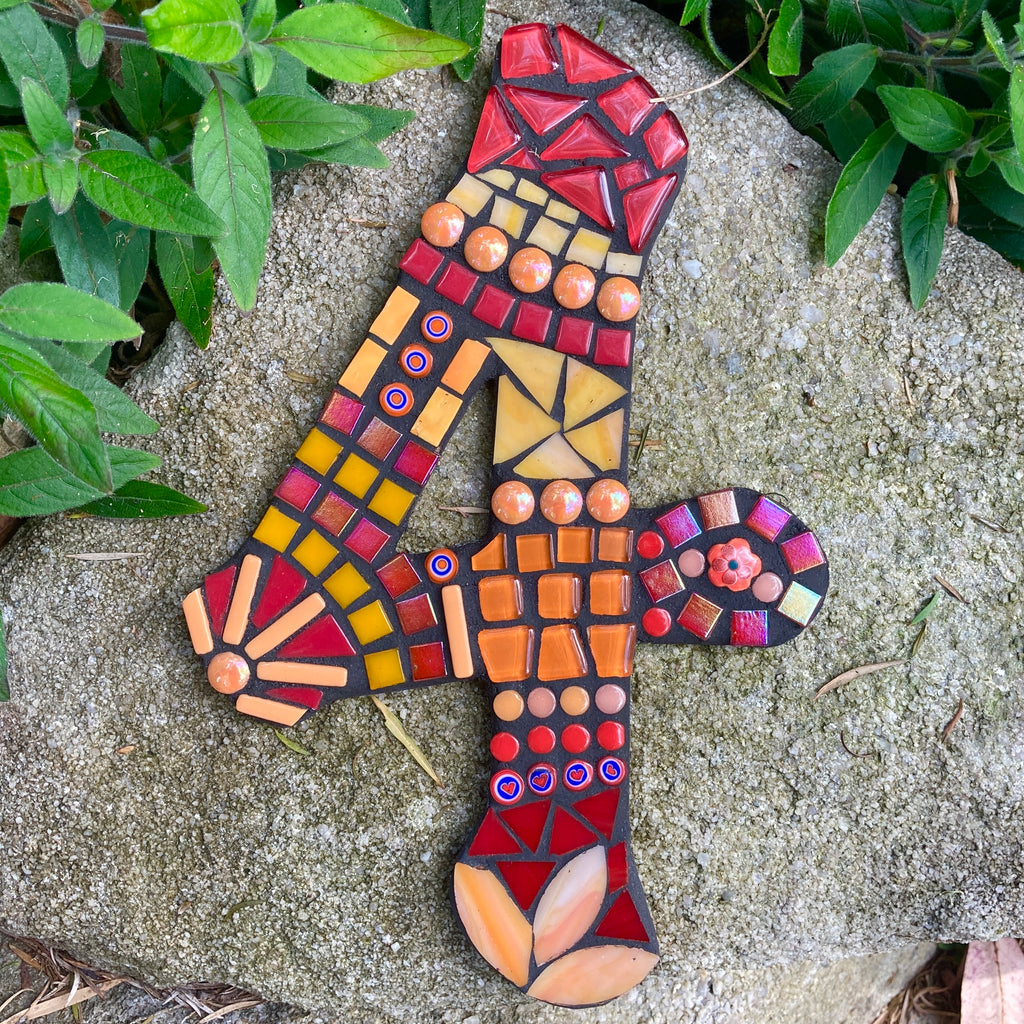 Custom Made Large Individual Cut Out Mosaic House Number(s)