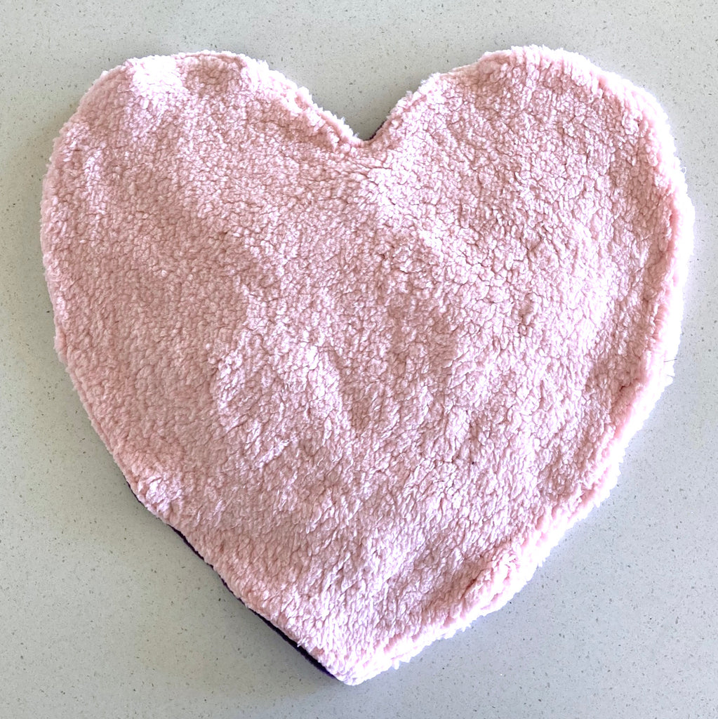 Heart Fleece Snuffle Activity Mat - Dog Enrichment Puzzle