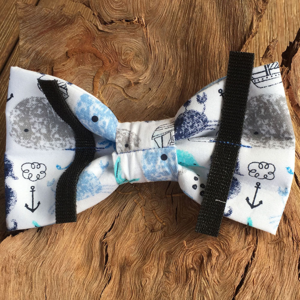 Handmade Dog Bow Tie, "Ocean Creatures"